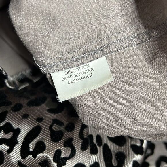 Tfnc london Stretch Cotton & Velvet Animal Print Strapless Mini Dress - Picture 8 of 8